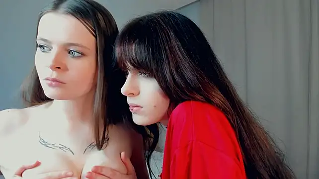 KrystalTrudel - lick each other face and snowball
