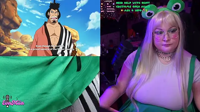 Evamila - boobs out