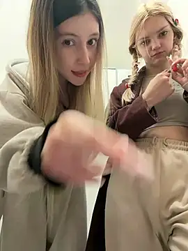 Elsawhere - nipls got hard from cold! stroke them