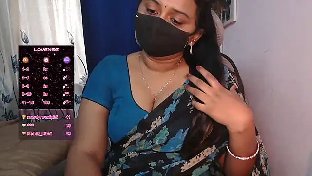 Pavani-Darling - ice on boobs in 5 mins