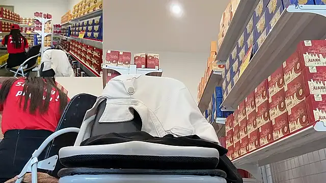 Sneaky_Cumshoot - Sneaky masturbating under Mart cashier