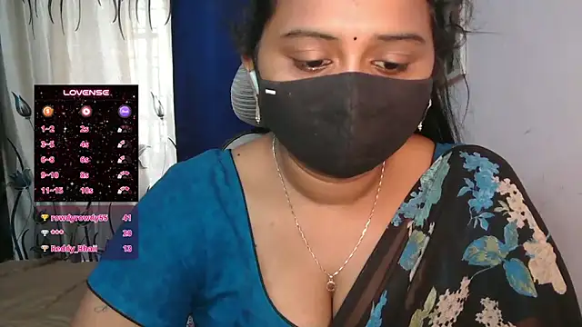 Pavani-Darling - ice on boobs in 5 mins