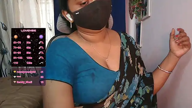 Pavani-Darling - ice on boobs in 5 mins