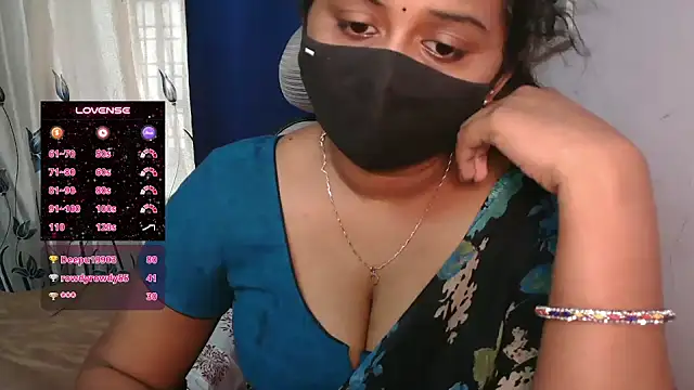 Pavani-Darling - ice on boobs in 5 mins