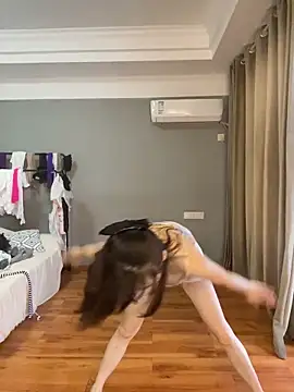 Asagirl - 全裸开合跳5个naked 5 jumping jacks