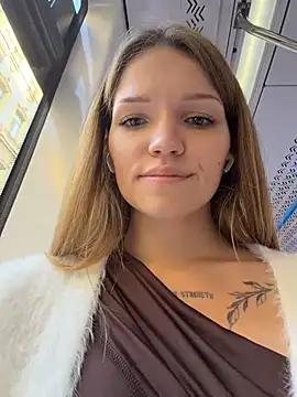 StreetSquirt - play with panties straps+cameltoe