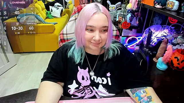 Softie_Sofy - Pussyfuck with black big toy~( •̀ ω •́ )