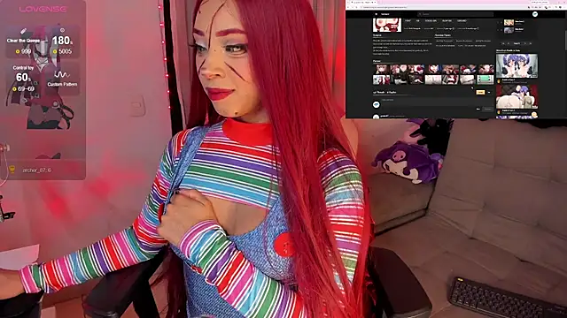 _Freydis_ - Ahegao + show bubis + clamps