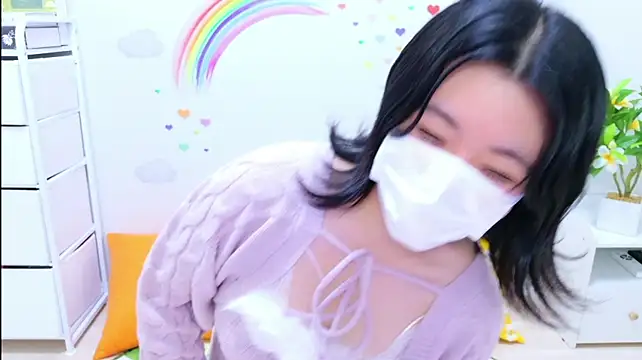 G-ichiko-p - 上のトップス脱いでキャミ姿