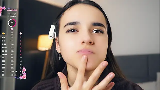 CourtneyBasbas - a gentle touch on my boobs