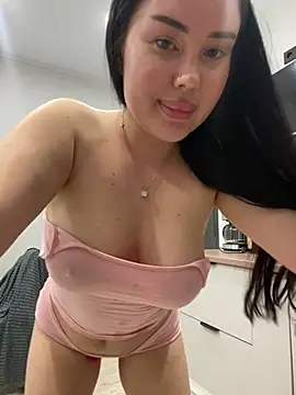 Evafoxxxy - show boobs + lick nipples