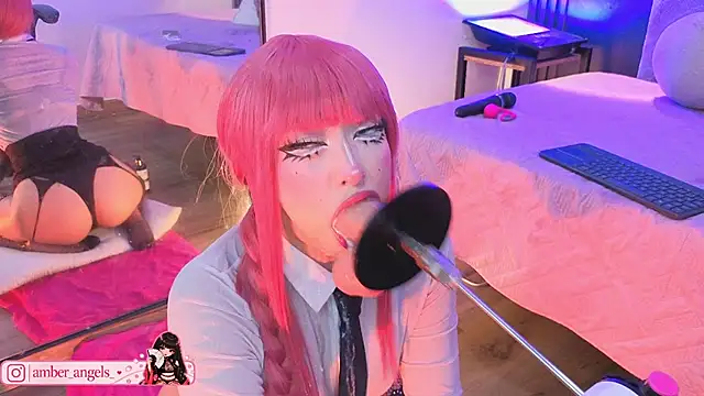 Amberthangelss - SHOW TITS + AHEGAO + MACHINE X2