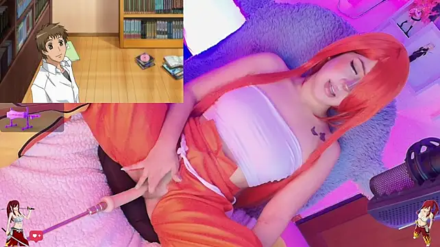 Kimiko-- - Show+oil on Erza's feet 🦶😋