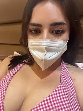 AngelPihu_India - Full Nude Show In Public With Mask