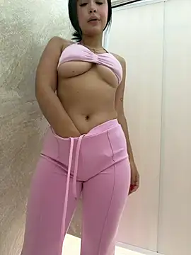 Kitty_rousse01 - topless in the restroom