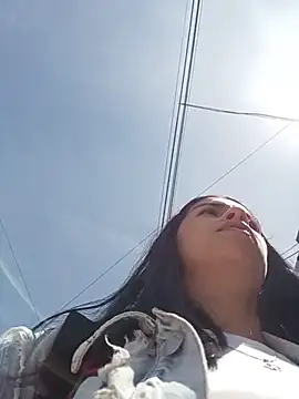 Nathaly_12 - Mounting a dildo in a men's public restr