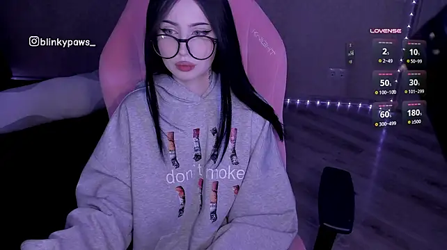 Blinkypaws - instant cum