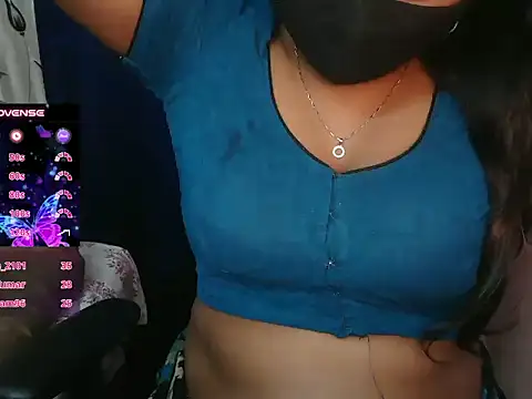 Pavani-Darling - ice on boobs in 5 mins