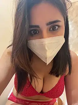 AngelPihu_India - Full Nude Show In Public With Mask