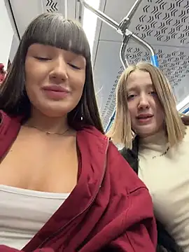 Sophie_Avory - Pinch naked nipples each other+kiss it