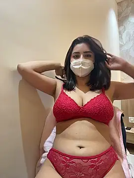AngelPihu_India - Full Nude Show In Public With Mask