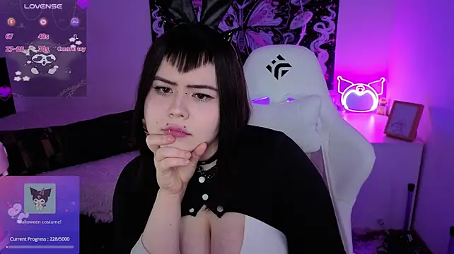 Claire_faers - vibr toy for nipples ON!