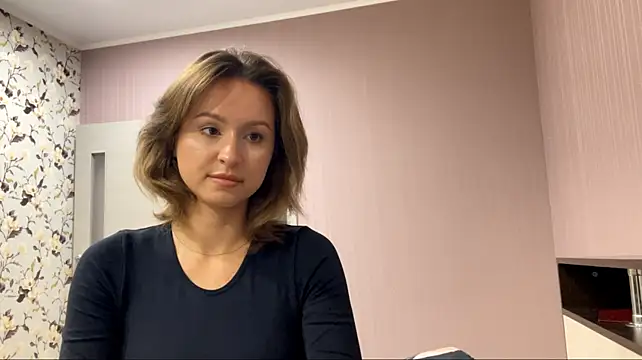 LindaPlavnik - Touching your chest close to the camera