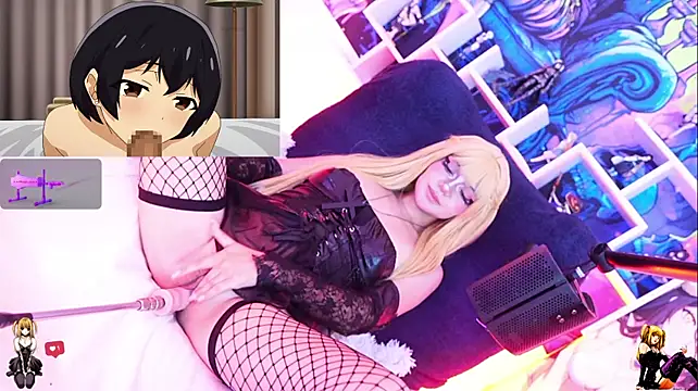 Jinx-- - oil+slap on Misa's tits 🤭