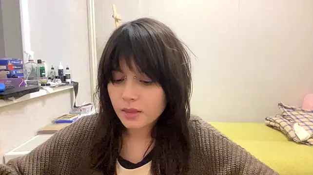 SaintMari - 2 fingers bra massaging boobs