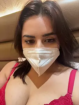 AngelPihu_India - Full Nude Show In Public With Mask