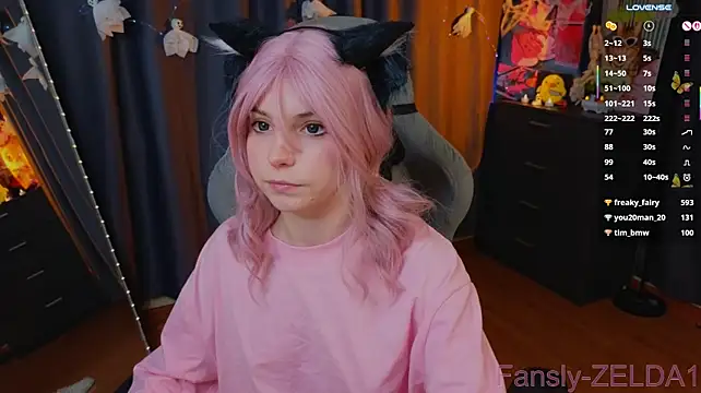 Zelda_1 - dildo between tits
