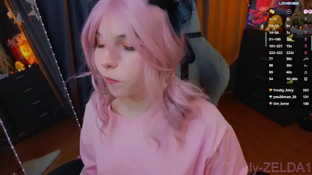 Zelda_1 - dildo between tits