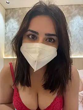 AngelPihu_India - Full Nude Show In Public With Mask