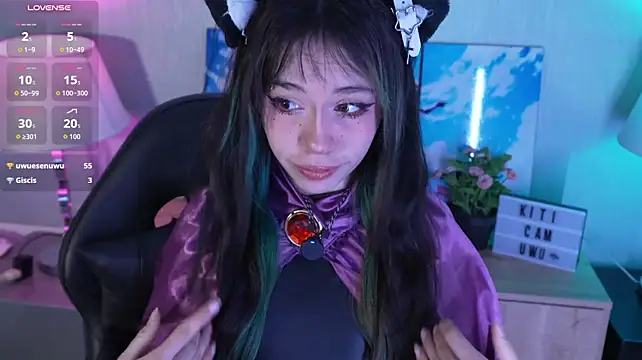 Kitticam - Rub my clit + fingerme (^///^) 🥵❤️‍🔥