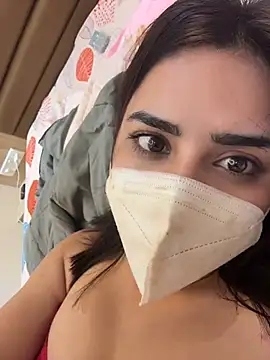 AngelPihu_India - Full Nude Show In Public With Mask