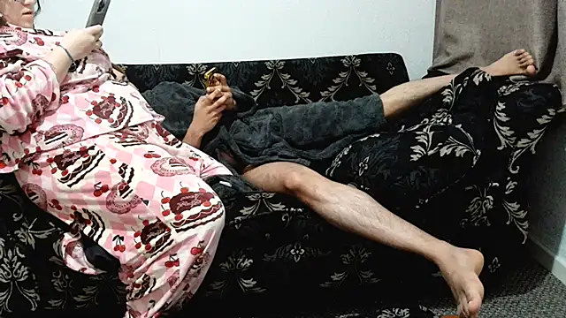 Nerd_couple - chupa peito
