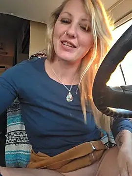 SheIsSomething - Walk in parking lot naked