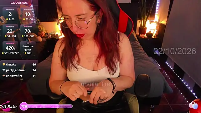 Ursula_fire - NAKED+MASTURBATION TOY +SQUIRT