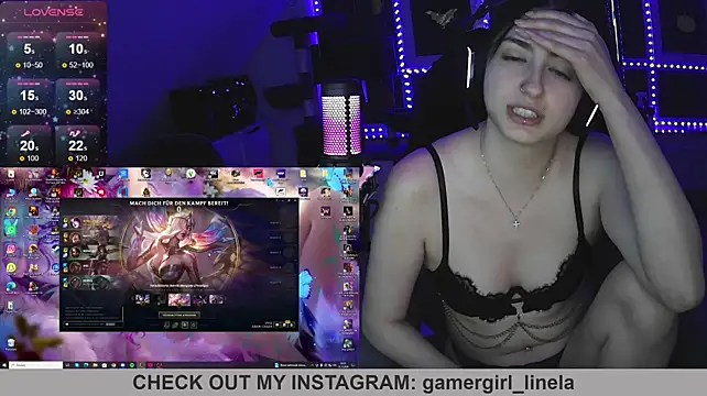 Gamergirl-Linela - LT Gets Shower Video
