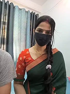 Sikha_Abhi - Boobs lick