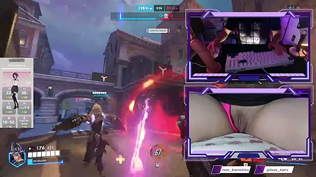 Reze_Kamishiro - live secreta jogando de pijaminha