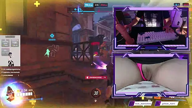 Reze_Kamishiro - live secreta jogando de pijaminha