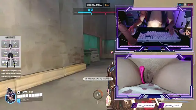 Reze_Kamishiro - live secreta jogando de pijaminha