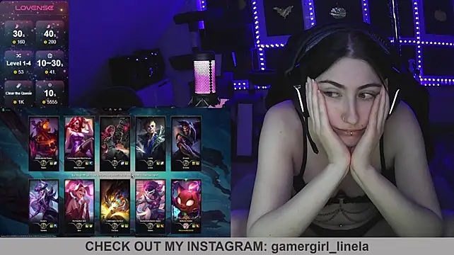Gamergirl-Linela - LT Gets Shower Video