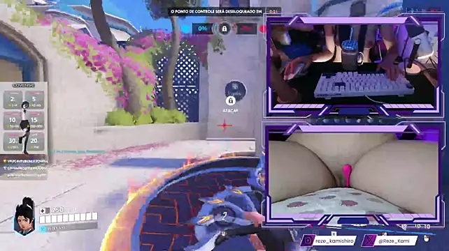 Reze_Kamishiro - live secreta jogando de pijaminha