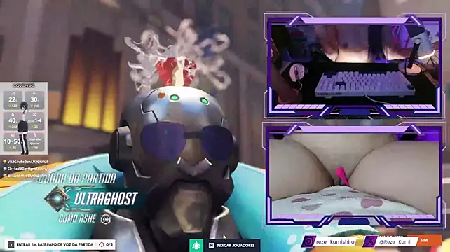 Reze_Kamishiro - live secreta jogando de pijaminha