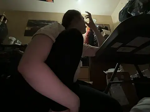 Snowbunnycake_131 - Pink/blue dildo in pussy group show 60tk