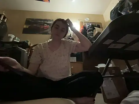 Snowbunnycake_131 - Pink/blue dildo in pussy group show 60tk