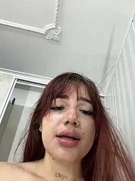 Amelia_rousse26 - Total naked outside the bathroom