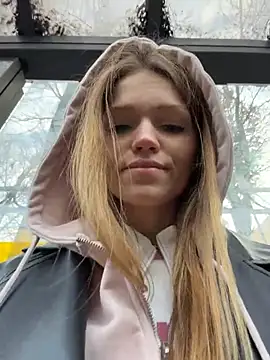 StreetSquirt - play with nipples under top in public